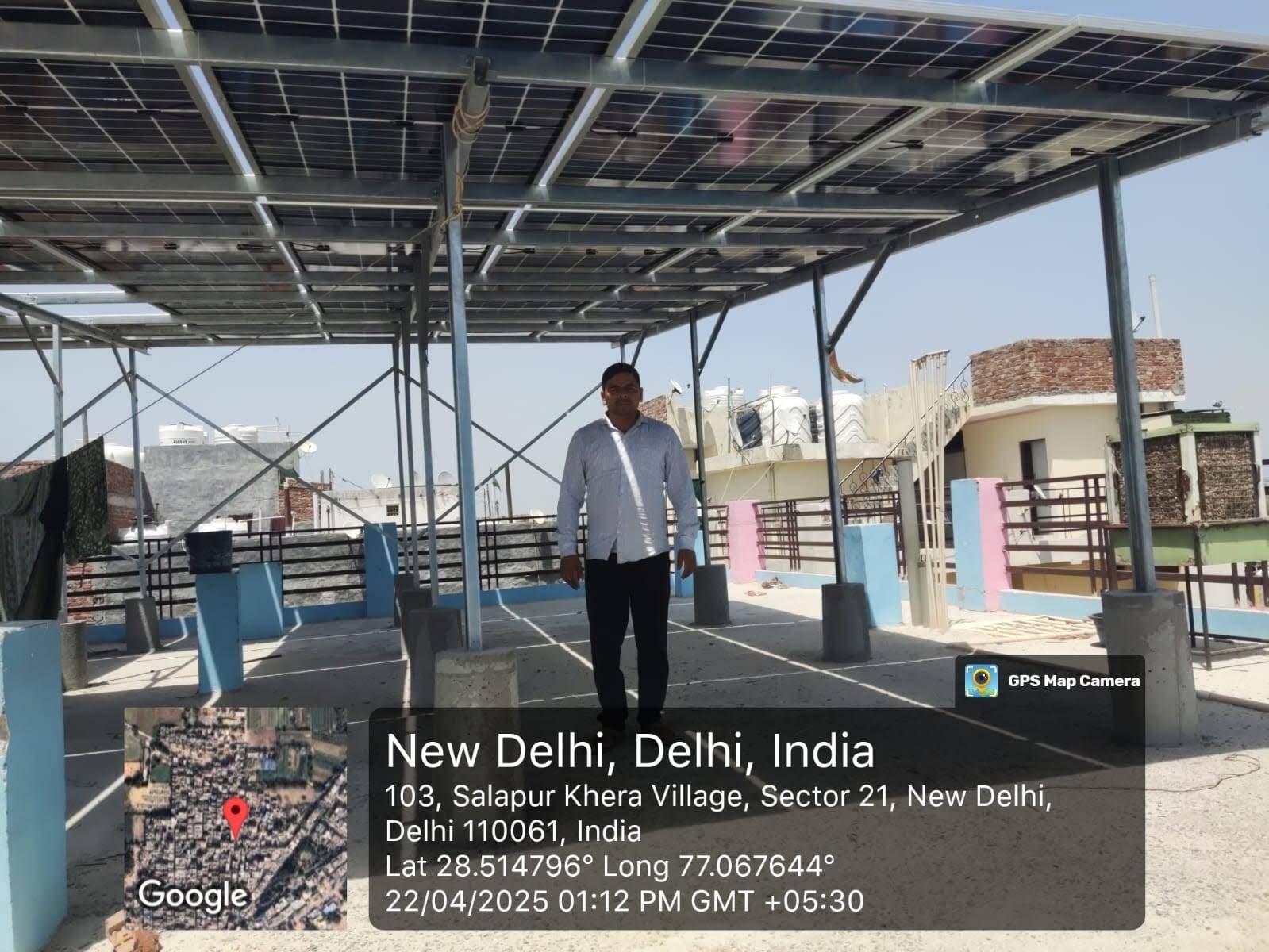 True South Energy installation work in New Delhi