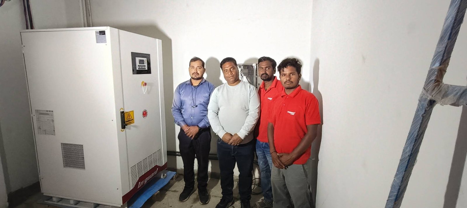 Solar storage equipment with project team